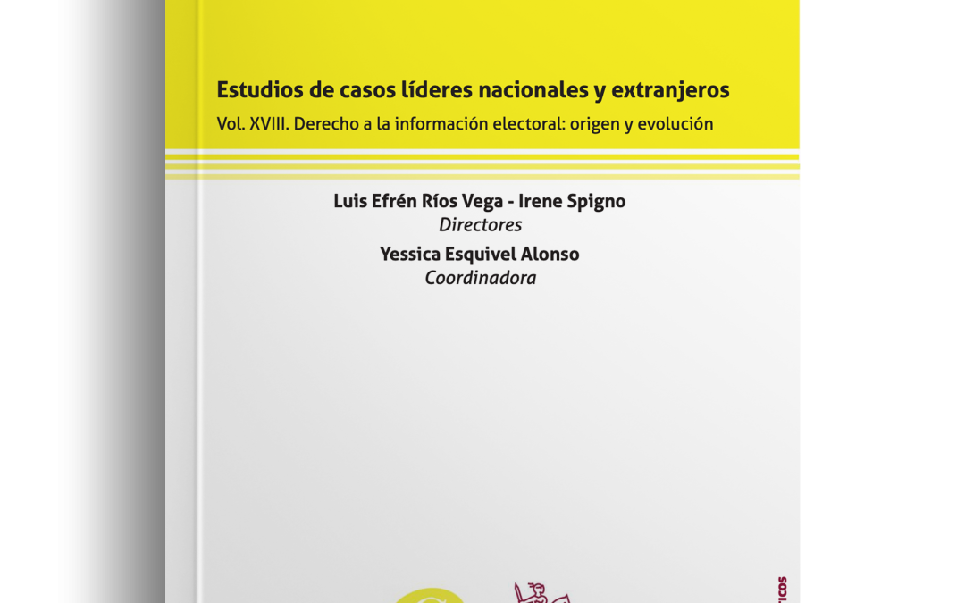 Estudios de casos líderes nacionales Vol. XXVIII. El diálogo judicial internacional y extranjero del Tribunal Electoral del Poder Judicial de la Federación